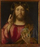 Andrea Previtali Salvator Mundi oil painting on canvas